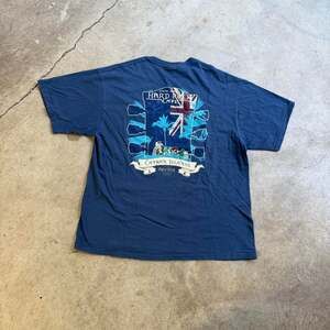 Hard Rock Cafe Cayman Islands Graphic Tee Navy